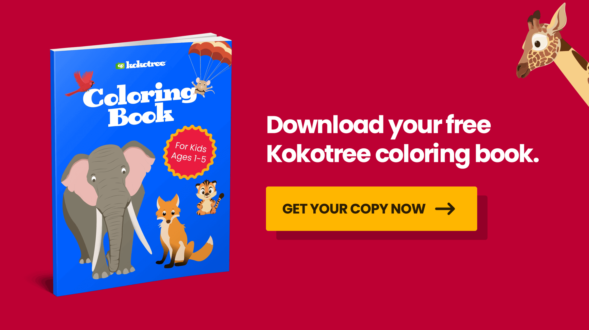 Free Printable Coloring Book for Preschoolers and Toddlers - Kokotree