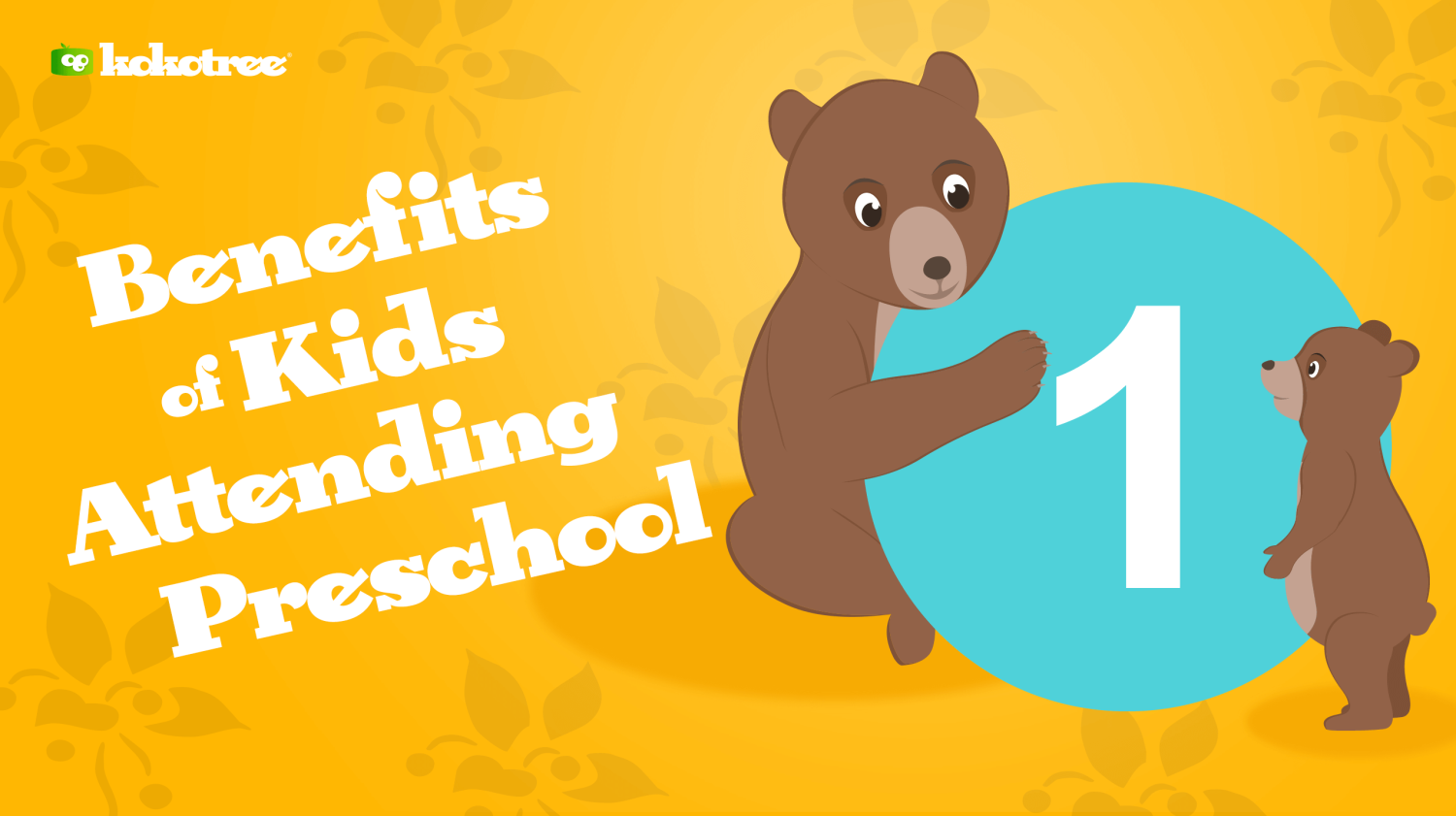 benefits of kids attending preschool