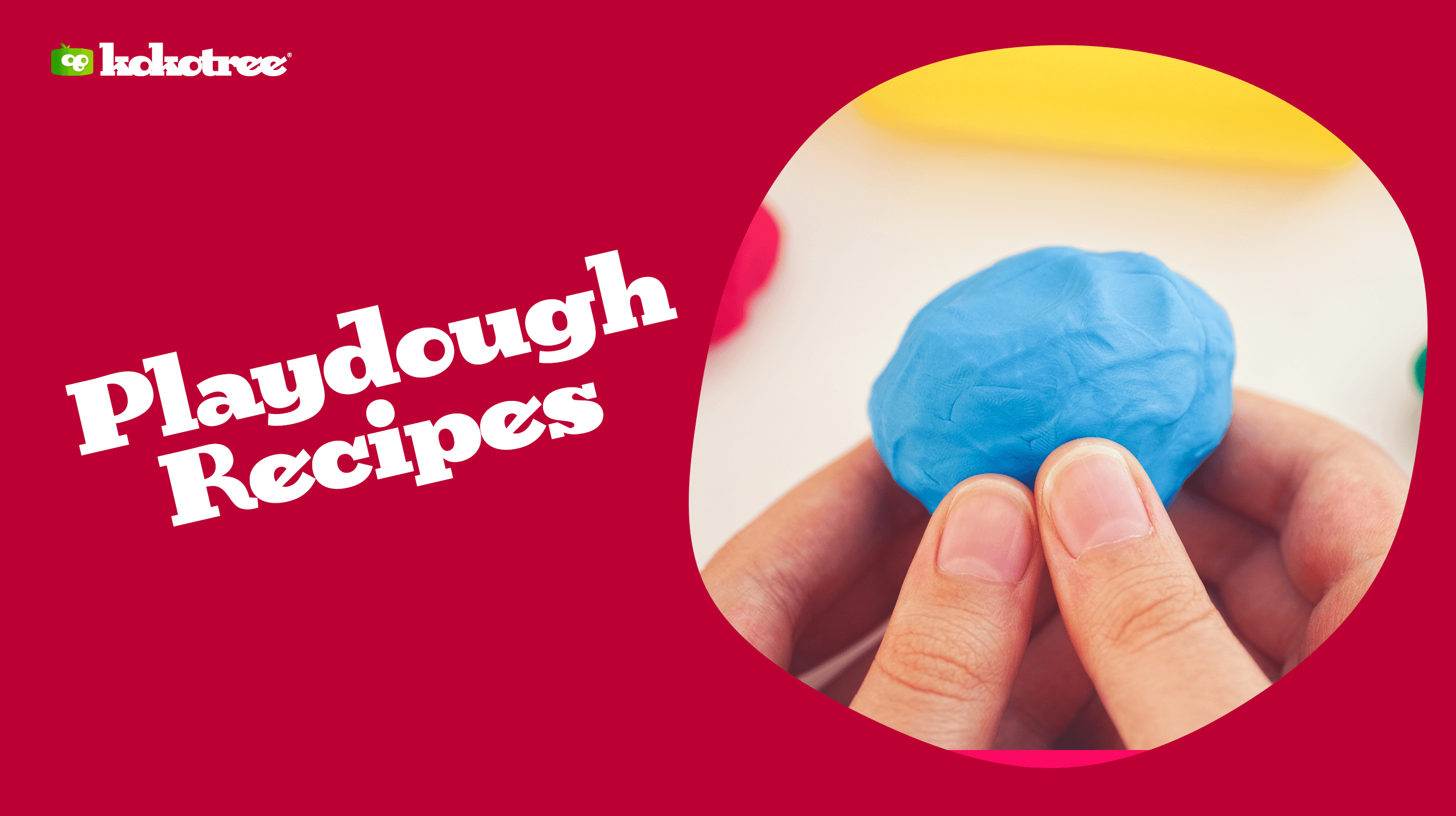 Homemade Bubble Gum Playdough Recipe