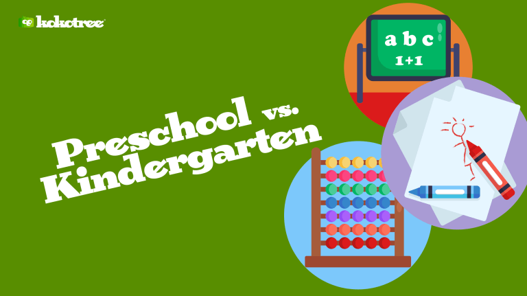 preschool vs kindergarten