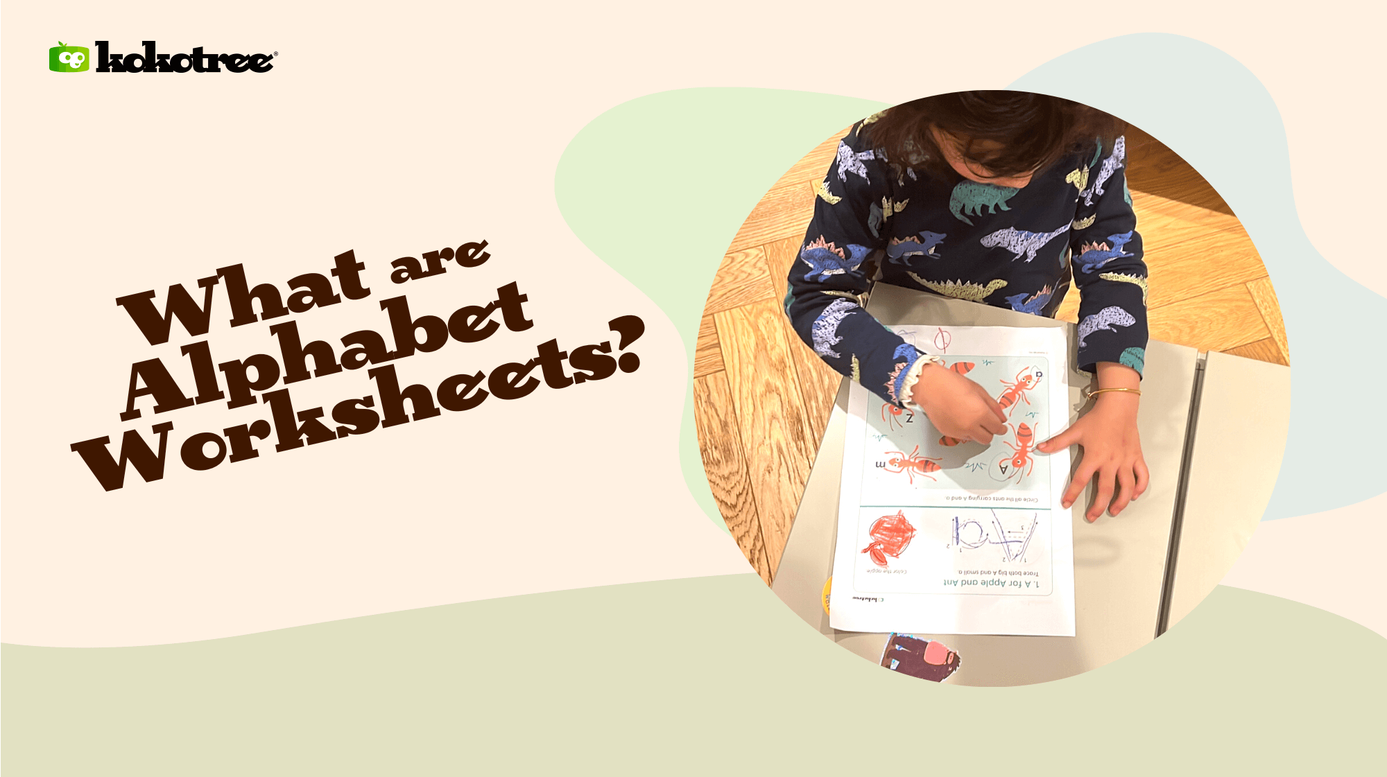 what are alphabet worksheets