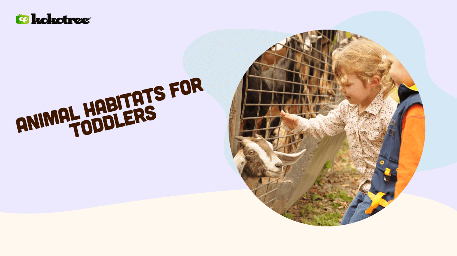 animal habitats for toddlers