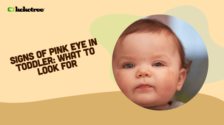 signs of pink eye in toddler what to look for