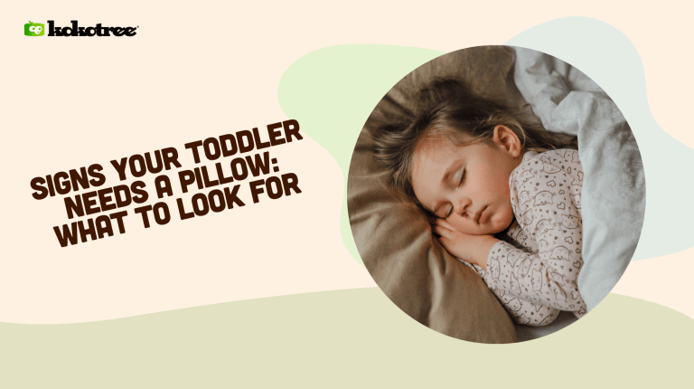 signs your toddler needs a pillow