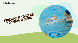 teaching a toddler to swim a guide