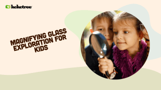 magnifying glass exploration for kids