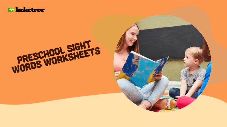 preschool sight words worksheets