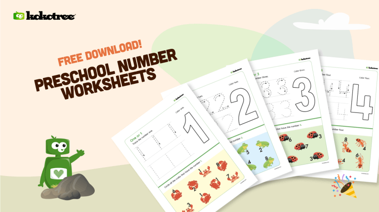 Preschool Number Worksheets Free Download PDF