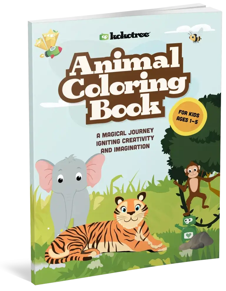 Jungle Animal Coloring Book For Kids: Children Coloring and Activity Books  for Kids Ages 3-5, 6-8, Boys, Girls, Early Learning (Paperback)