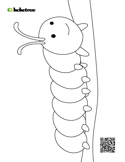 caterpillar coloring pages