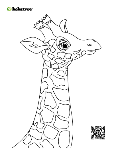 giraffe coloring pages