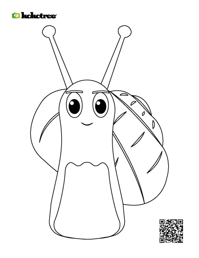 snail coloring pages