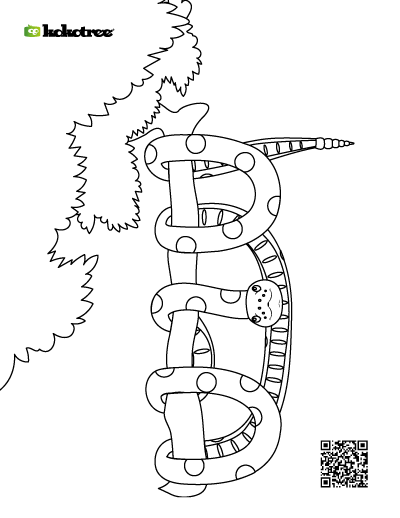 snake coloring pages