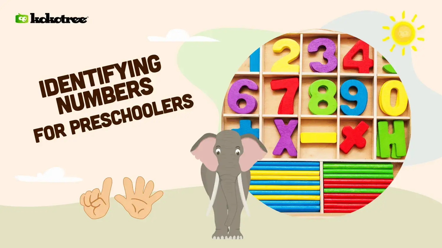 Teaching preschoolers to identify numbers kokotree