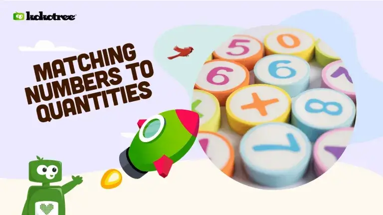 matching numbers and quantities for preschoolers