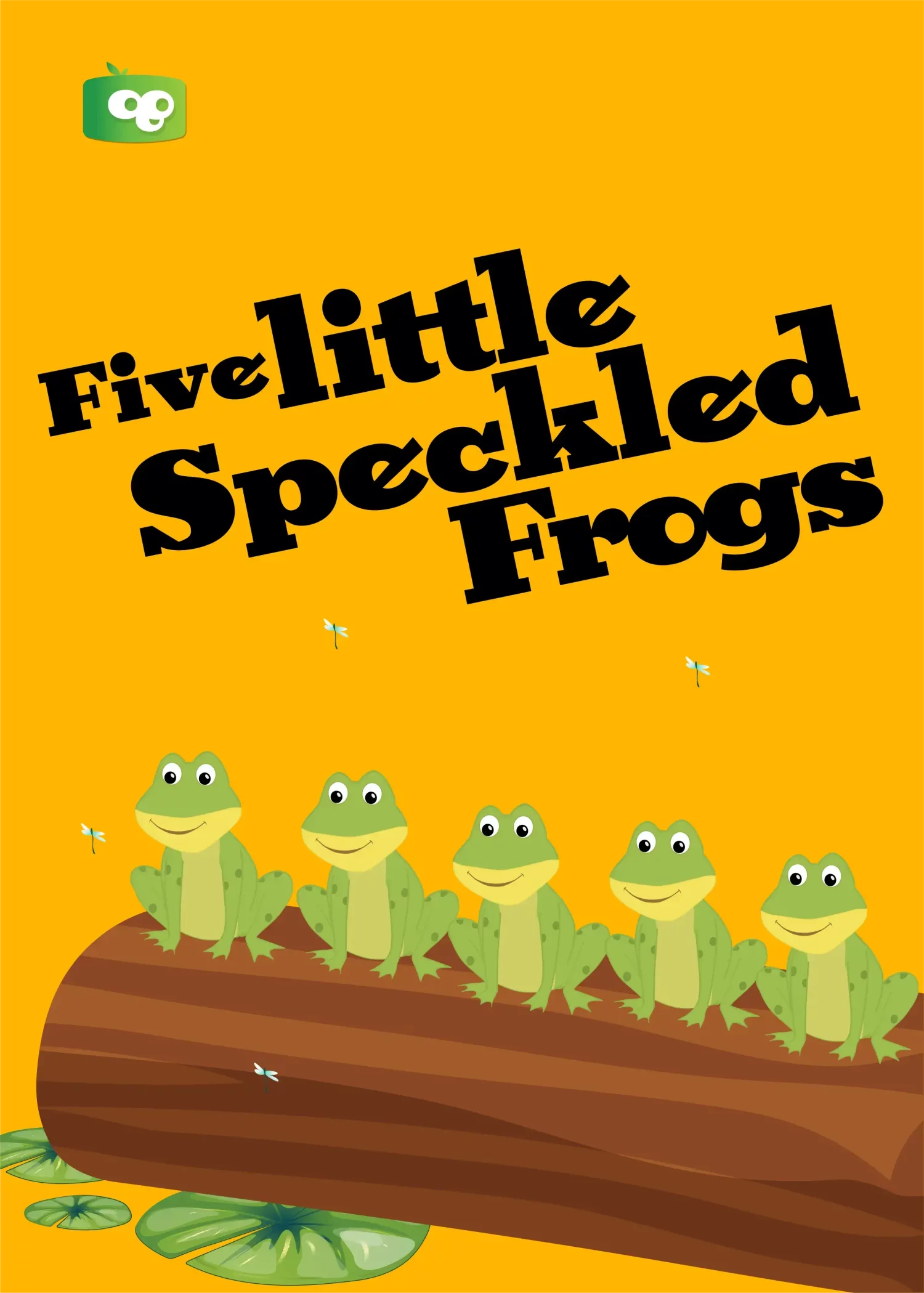 Five Little Speckled Frogs Preschool Learning Video