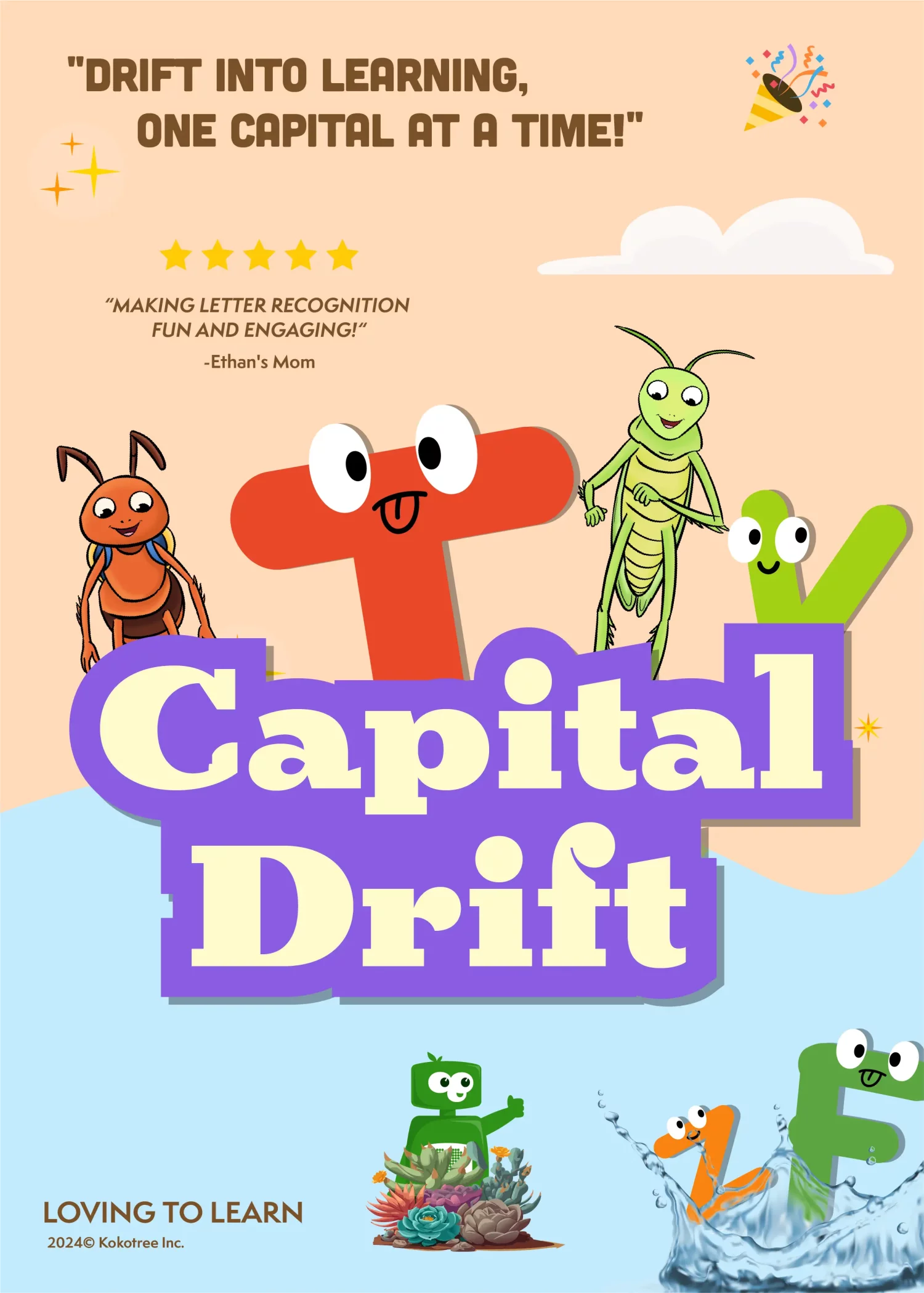 Capital Drift Preschool Learning Game