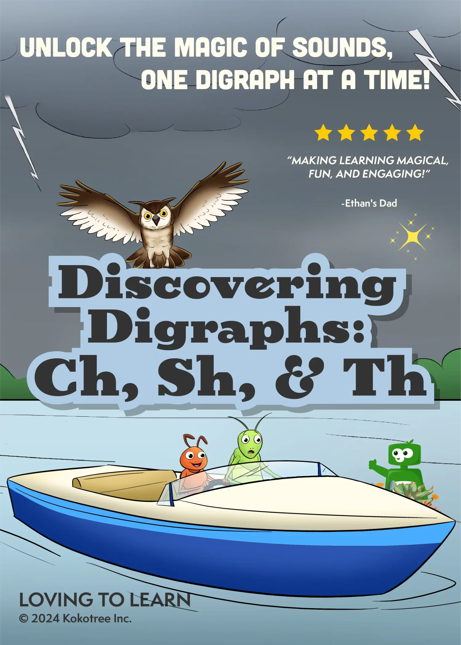 Discovering Digraphs: Ch, Sh, & Th Preschool Learning Video