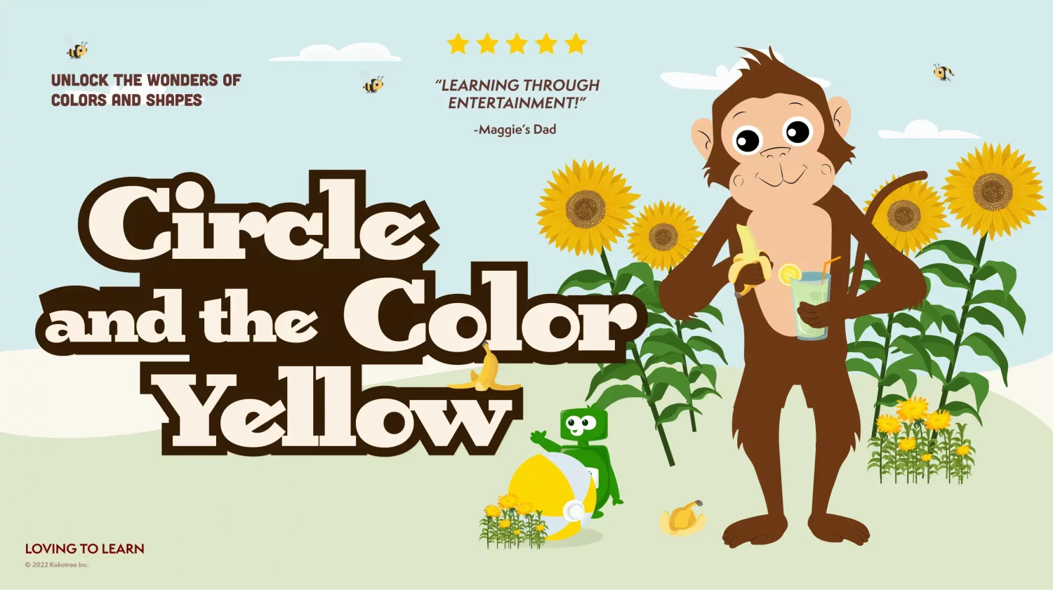 Circle And The Color Yellow Preschool Learning Video - Kokotree