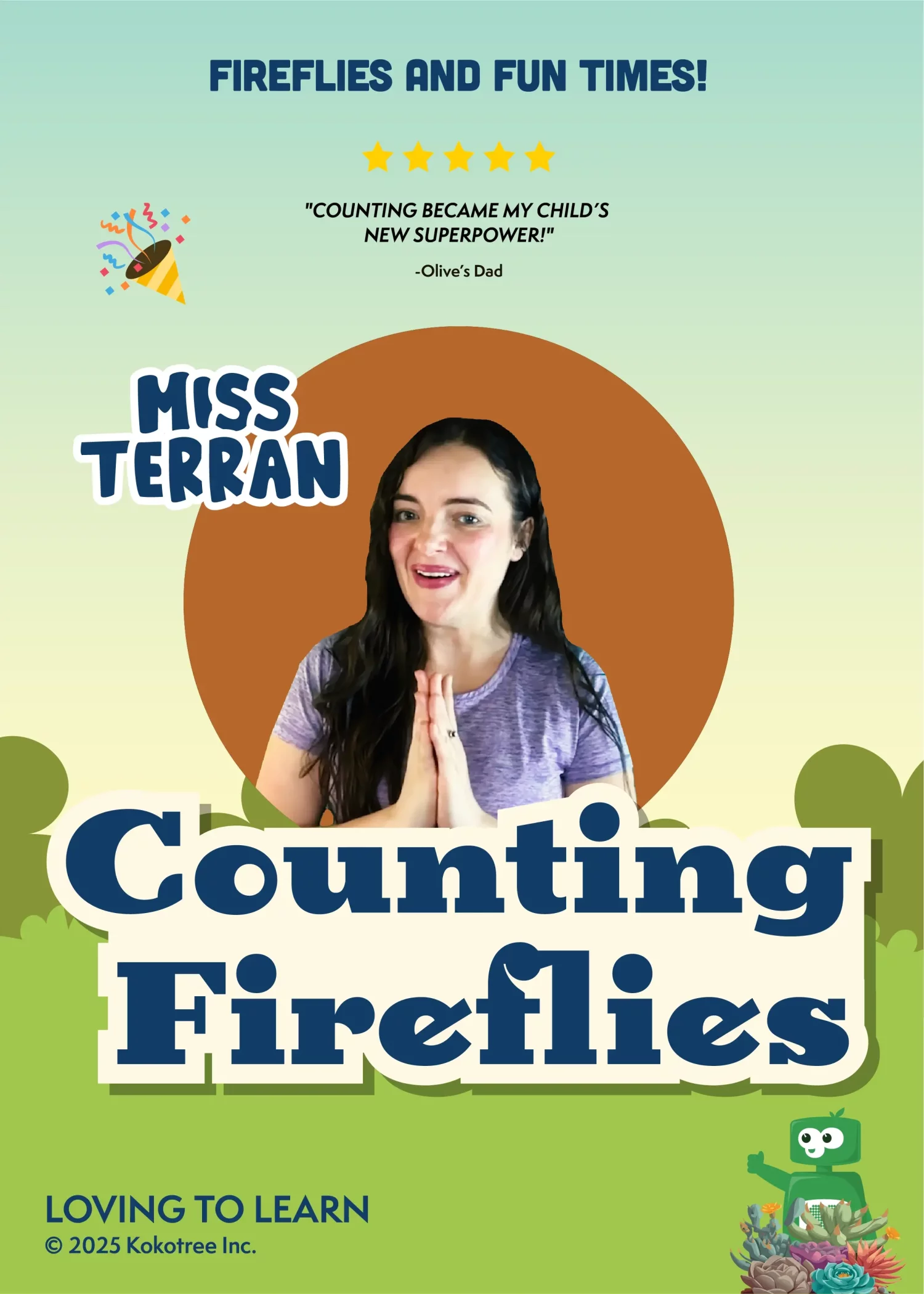 Counting Fireflies Preschool Learning Video