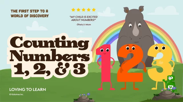 Counting Numbers 1, 2, 3