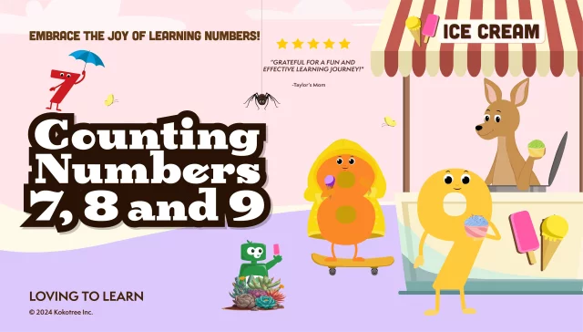 Counting Numbers 7, 8, & 9