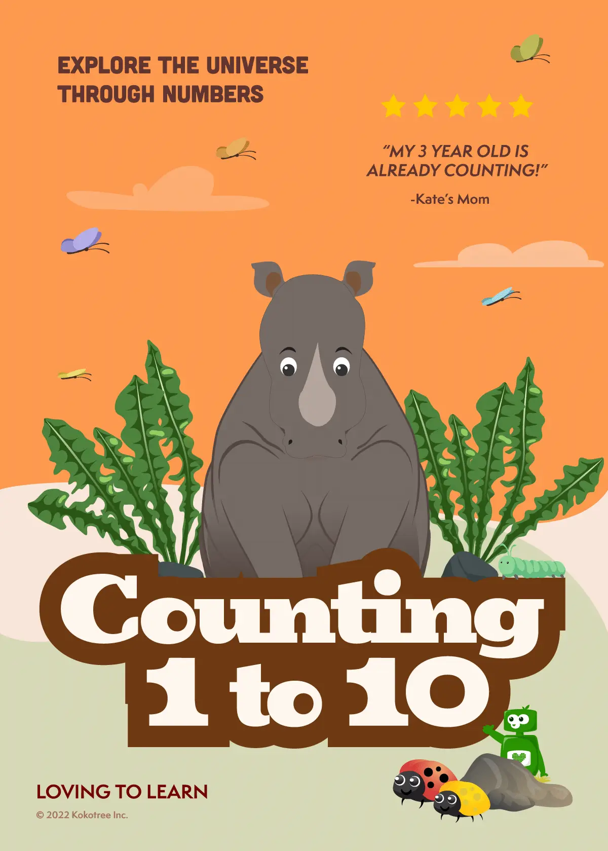 Counting 1 to 10 Preschool Learning Video