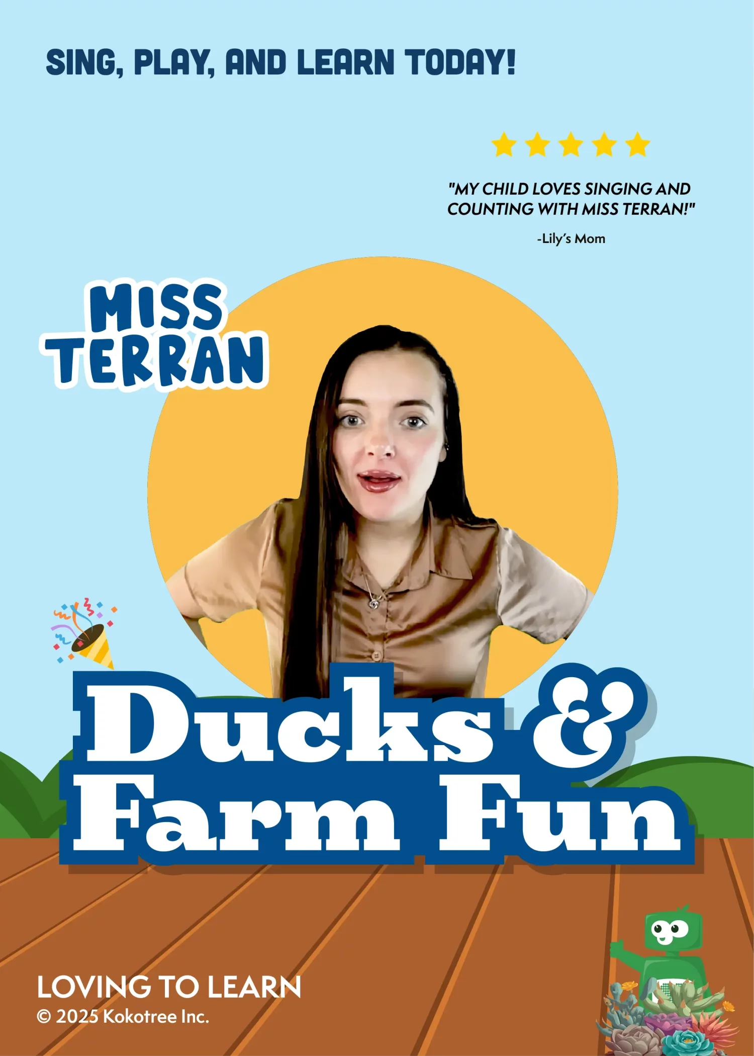 Ducks and Farm Fun Preschool Learning Video