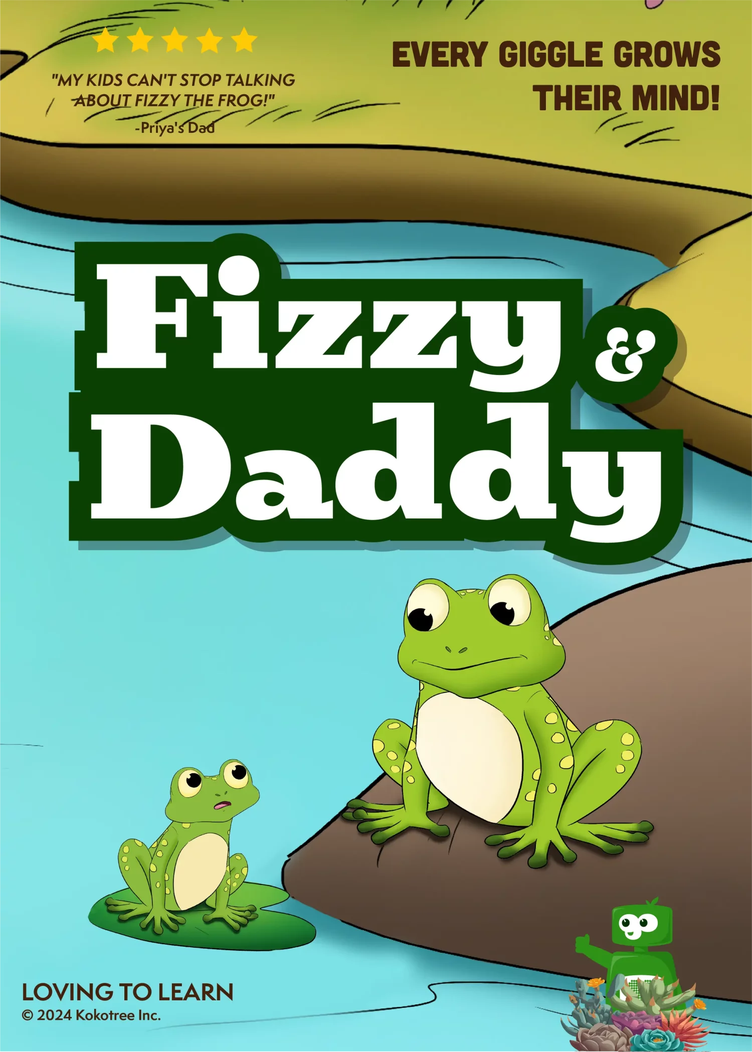 Fizzy And Daddy Preschool Learning Video