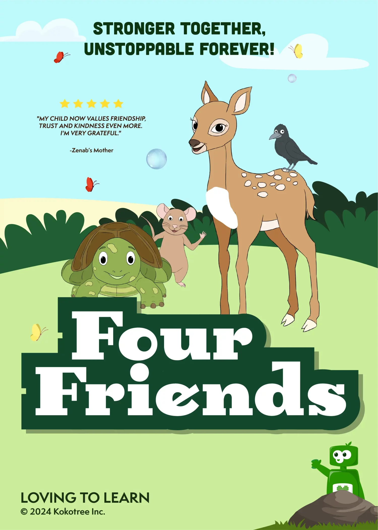 Four Friends Preschool Learning Video