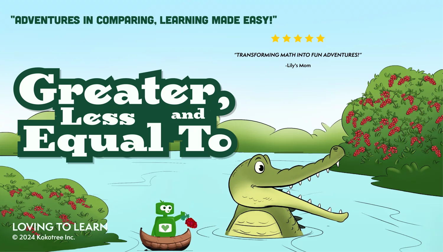 Greater, Less, and Equal To Preschool Learning Video - Kokotree