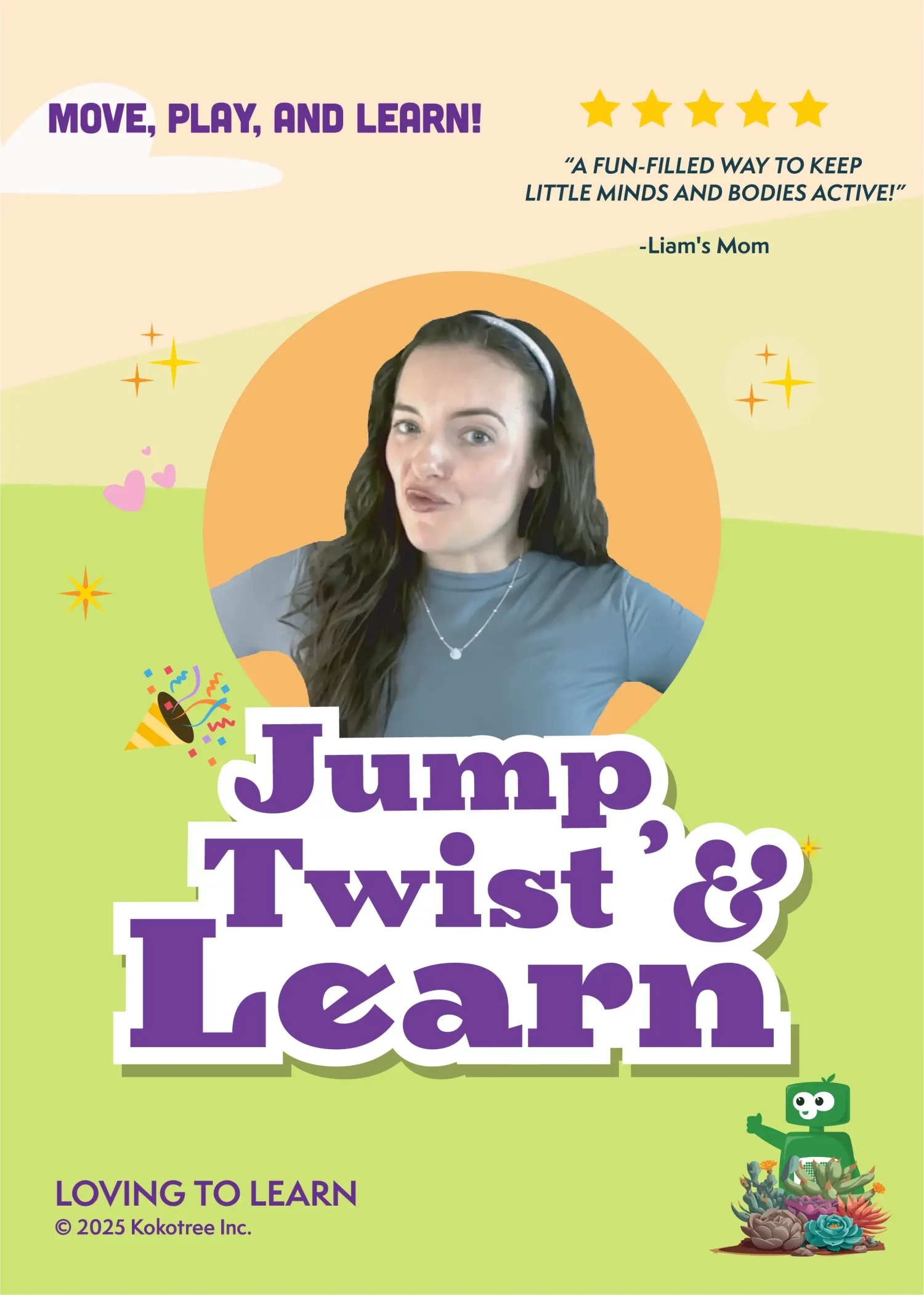 Jump, Twist, & Learn Preschool Learning Video