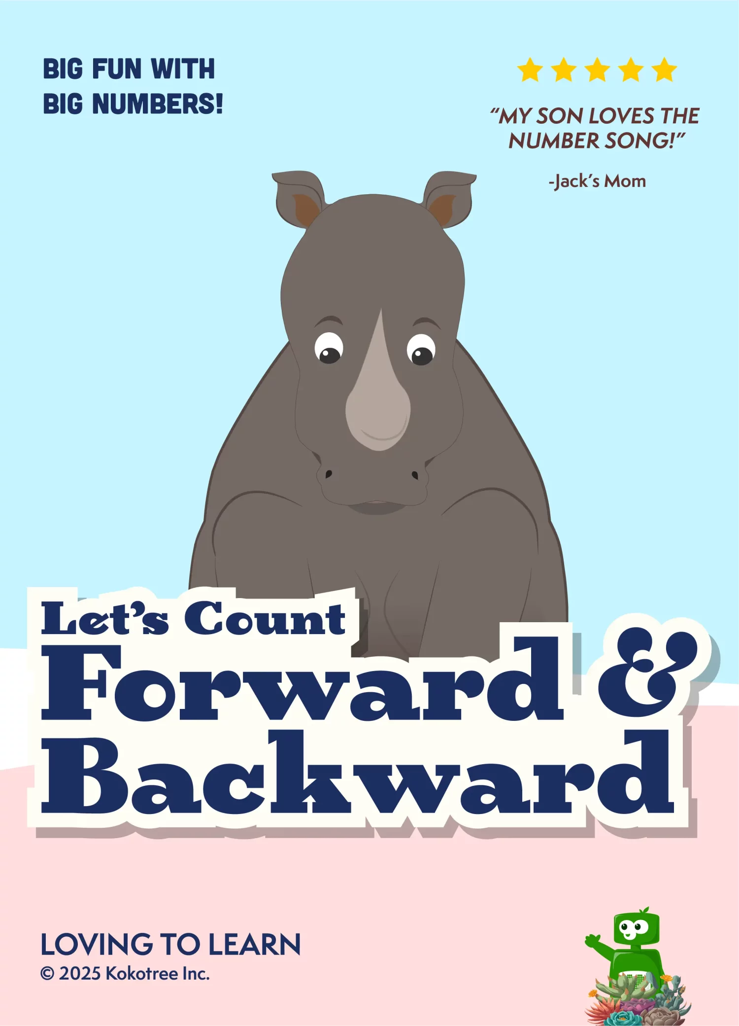 Lets Count Forward And Backward Preschool Learning Video