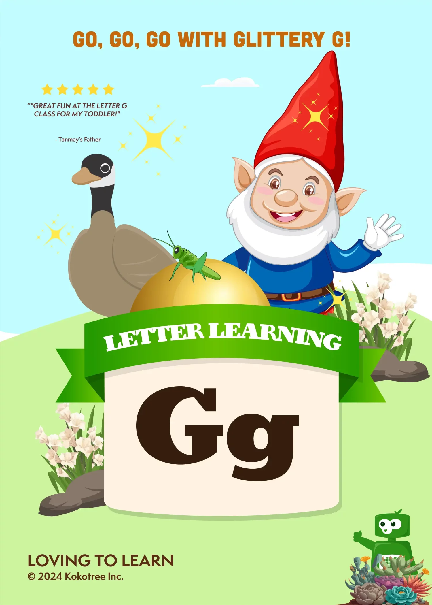 Letter G Preschool Learning Video