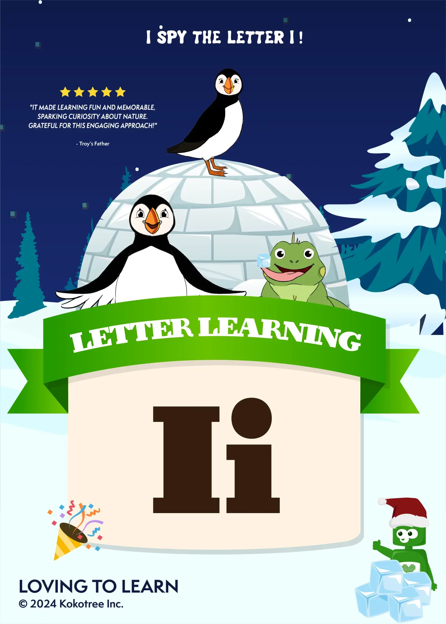 Letter I Preschool Learning Video