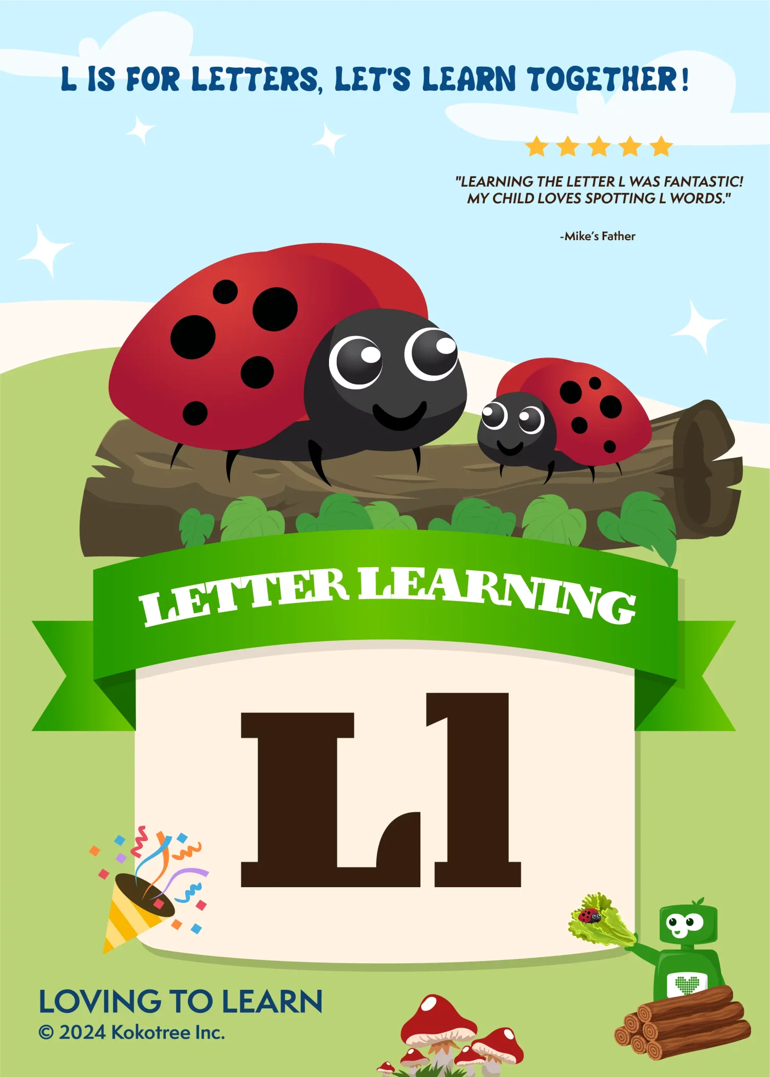 Letter L Preschool Learning Video