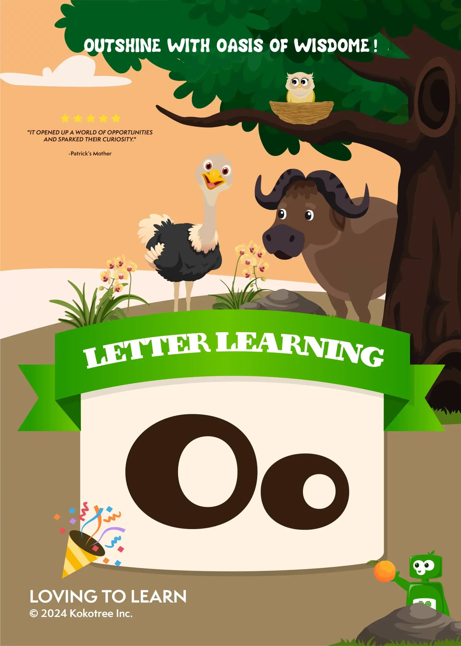 Letter O Preschool Learning Video