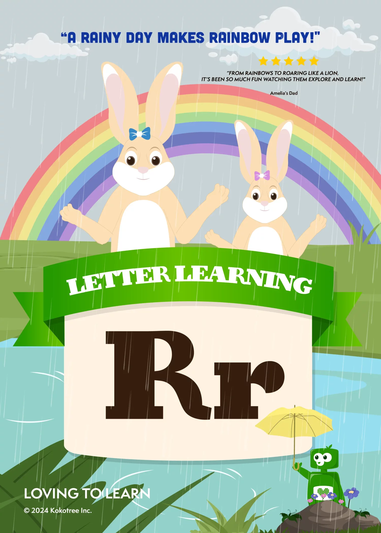 Letter R Preschool Learning Video