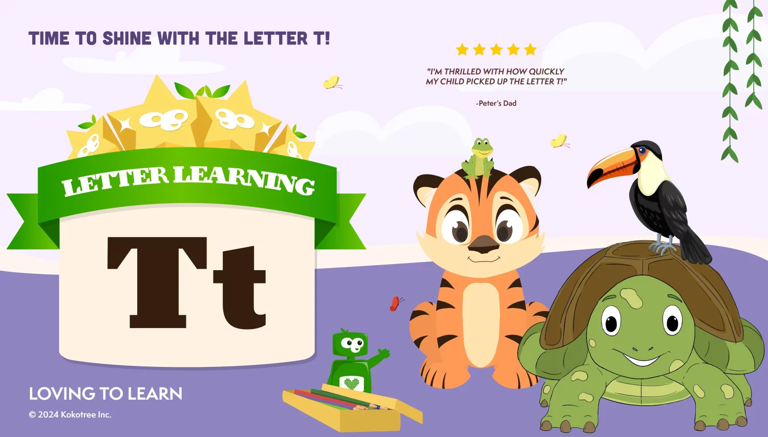 T Learning Website Letter T Preschool Learning Video - Kokotree