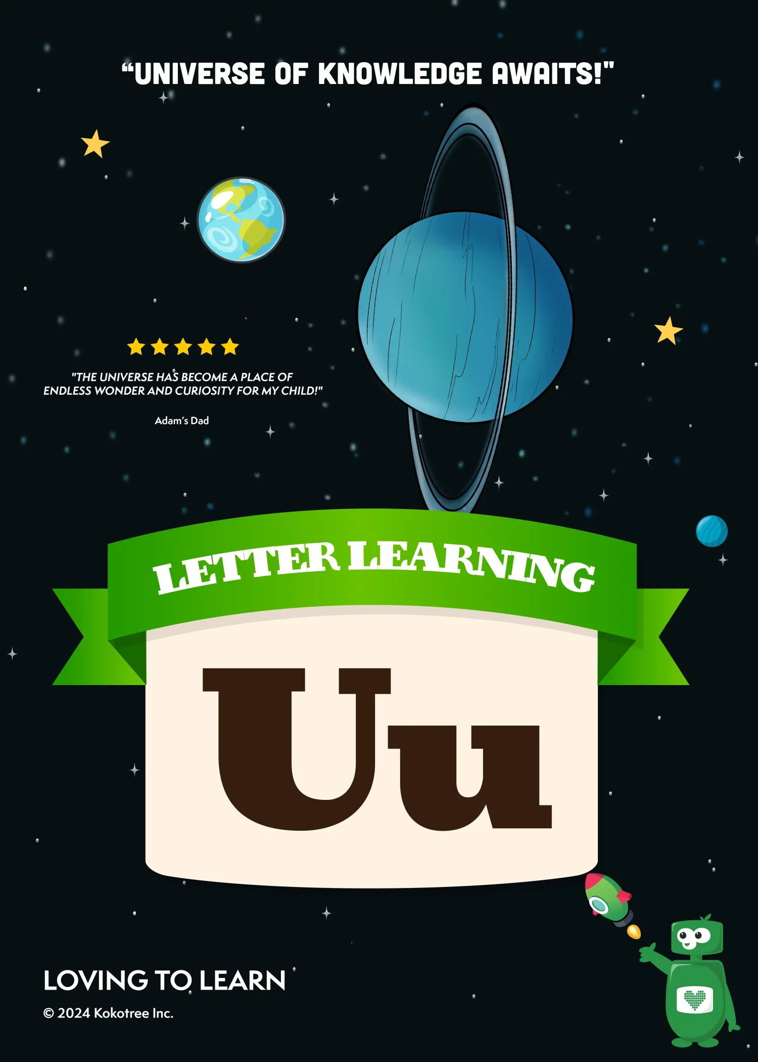 Letter U Preschool Learning Video