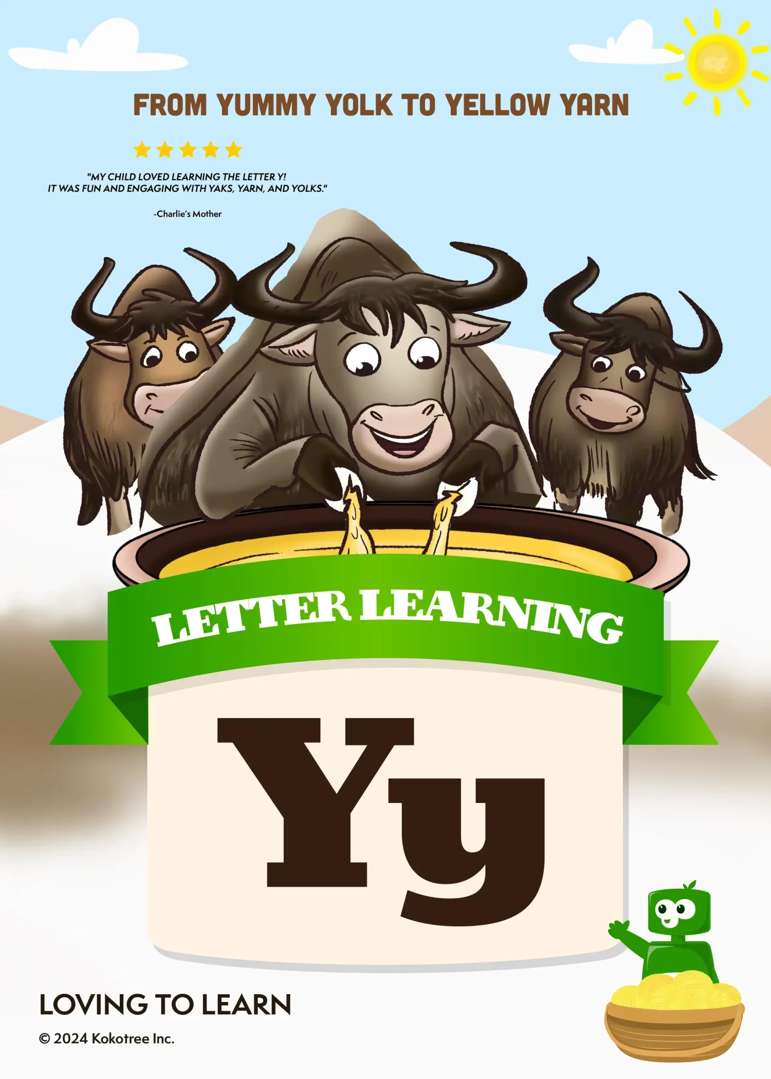 Letter Y Preschool Learning Video