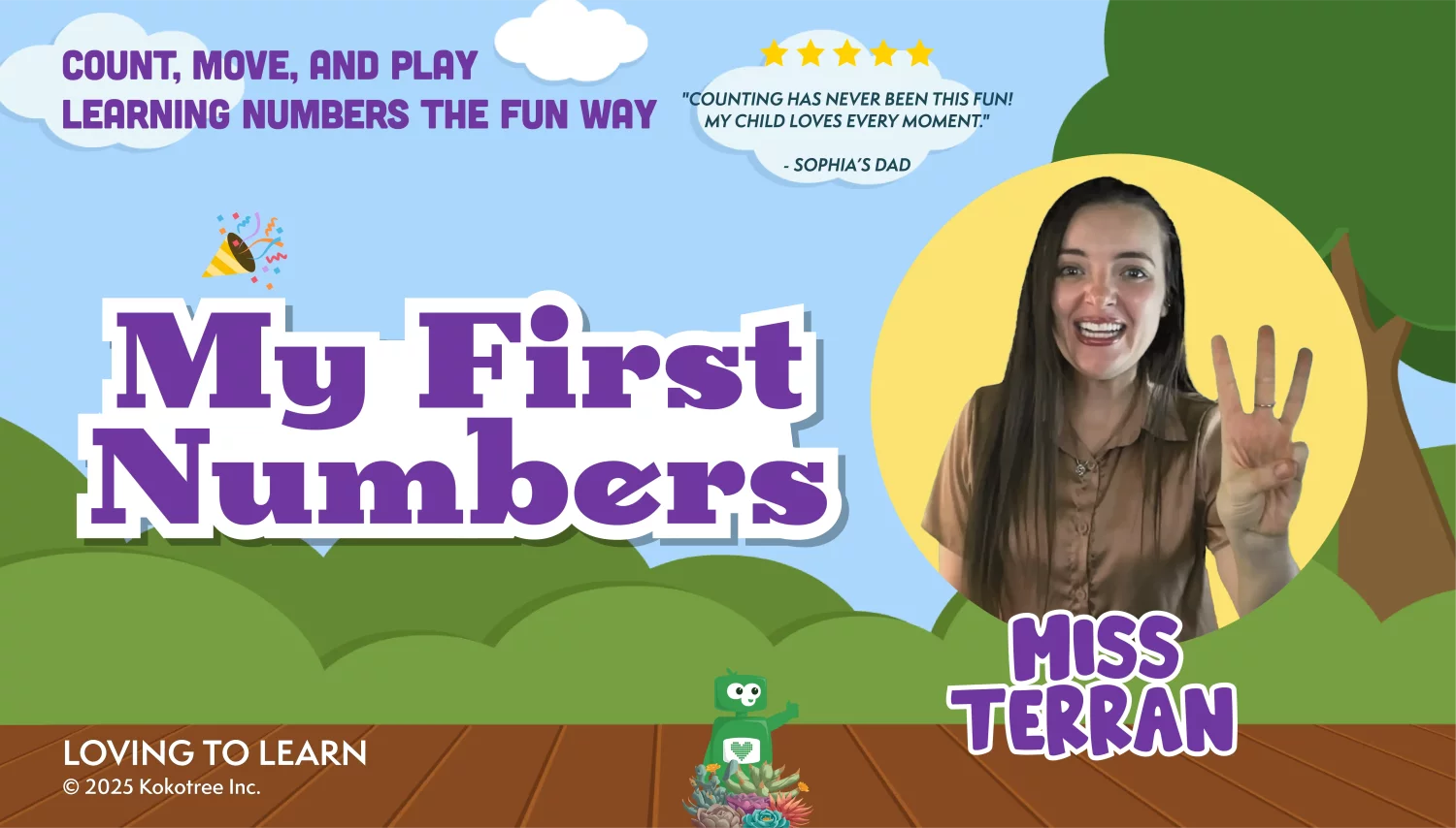 My First Numbers Preschool Learning Video - Kokotree