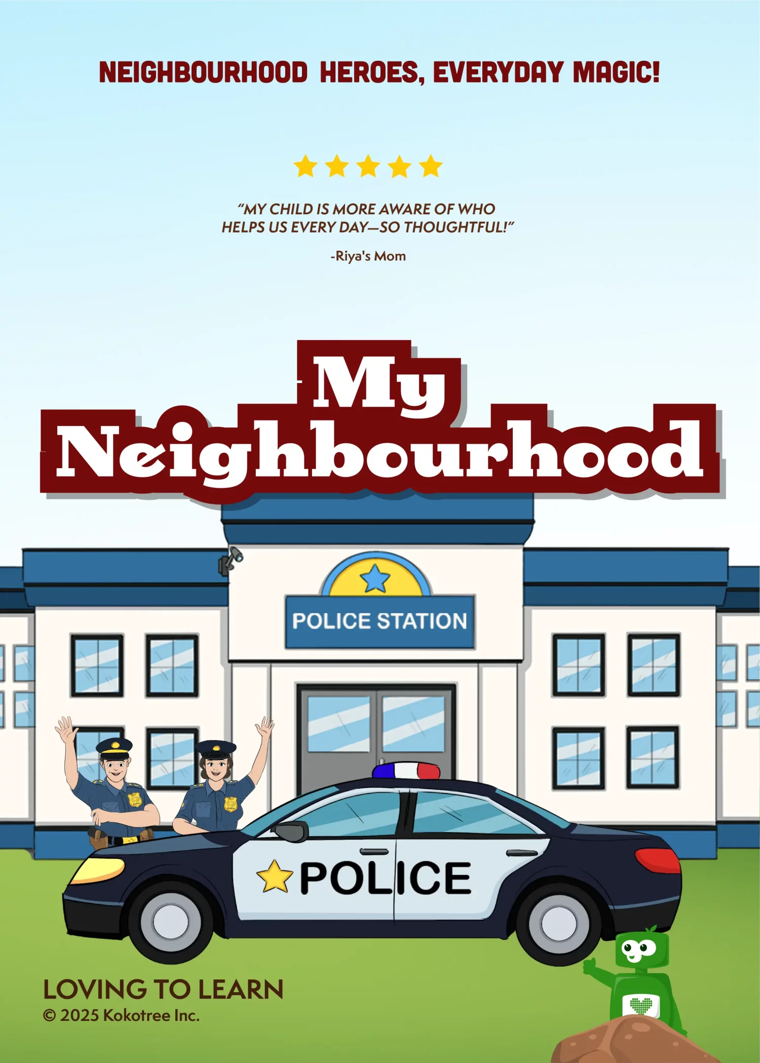 My Neighbourhood Preschool Learning Video