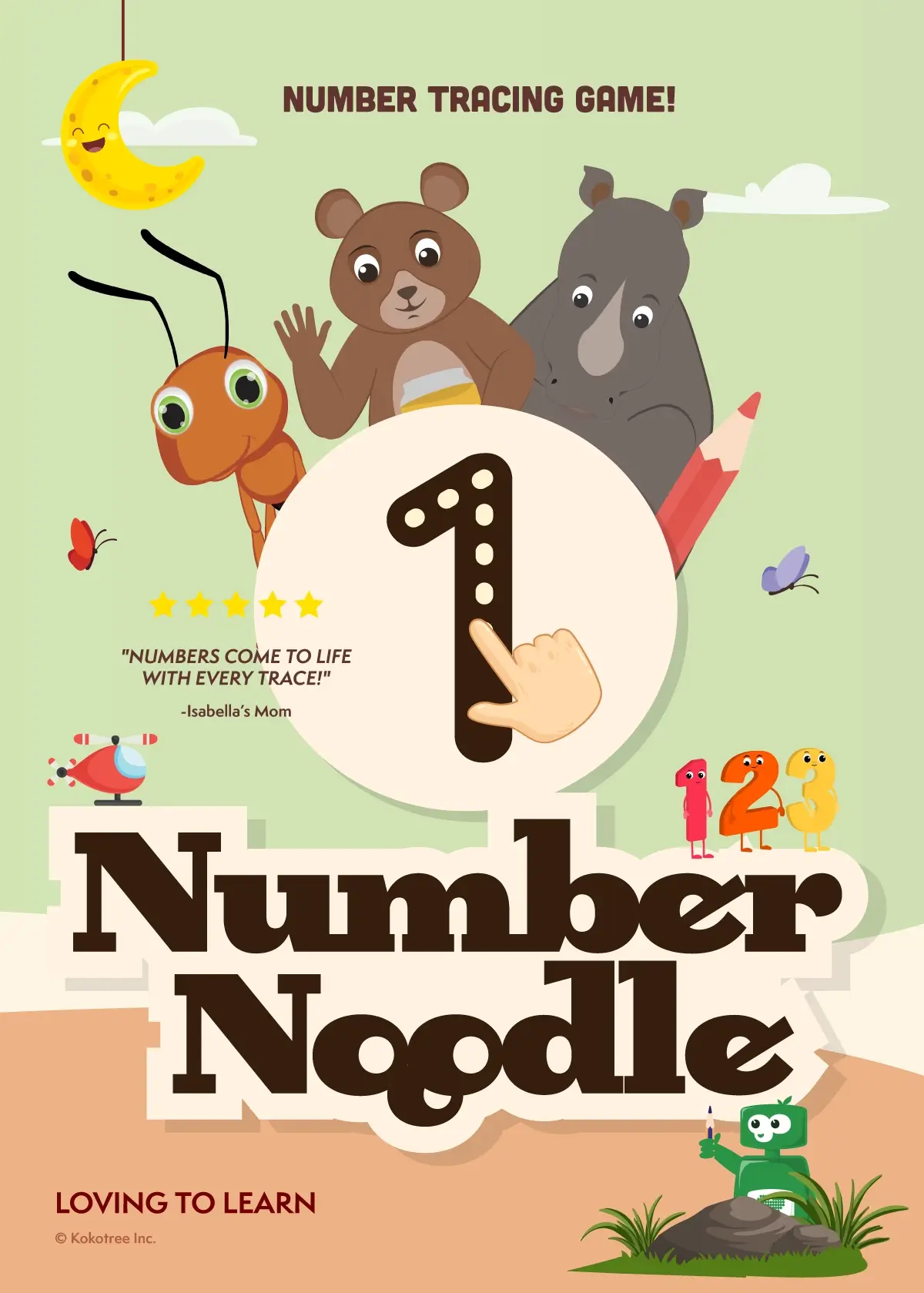 Number Noodle Preschool Learning Game