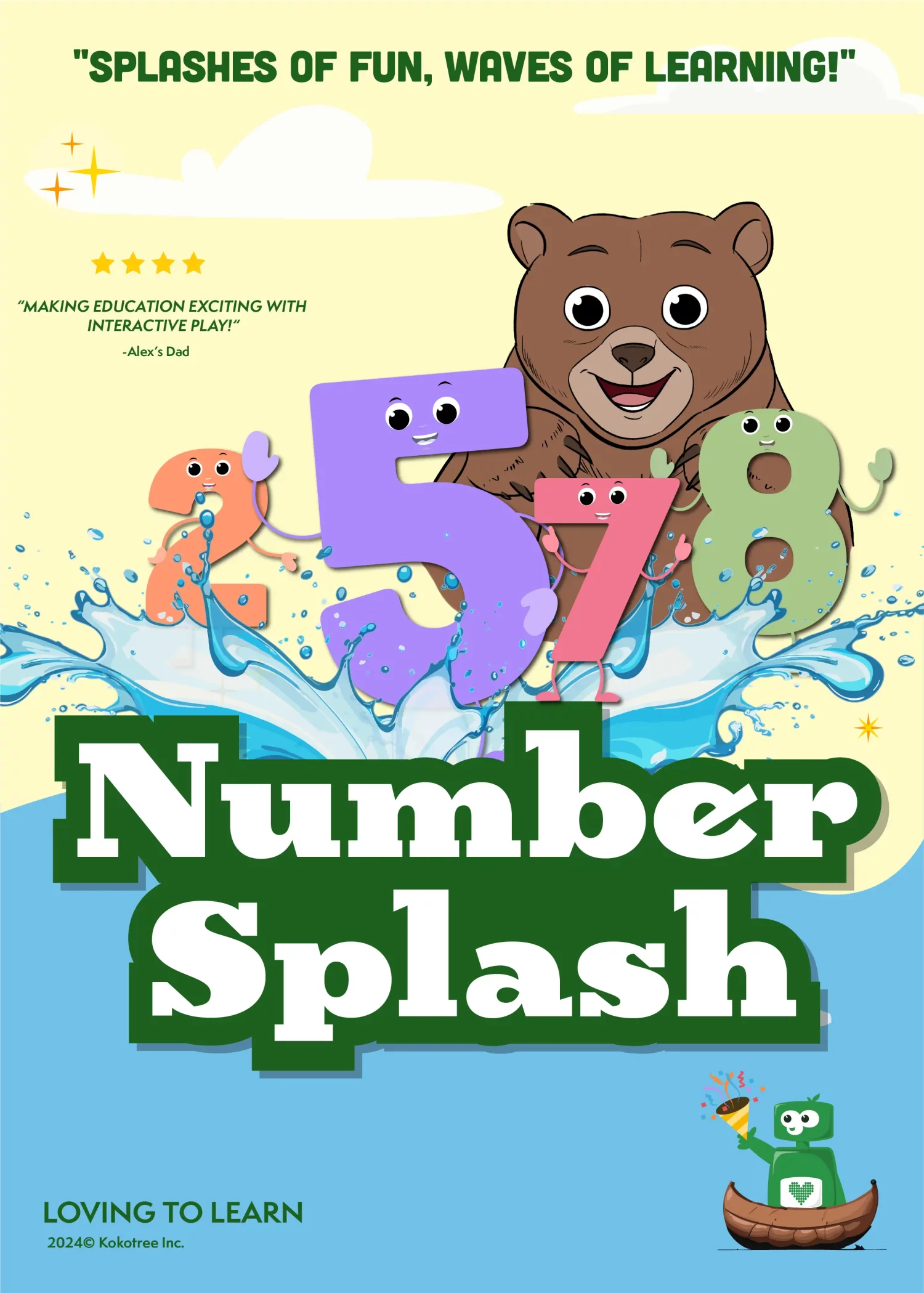 Number Splash Preschool Learning Game