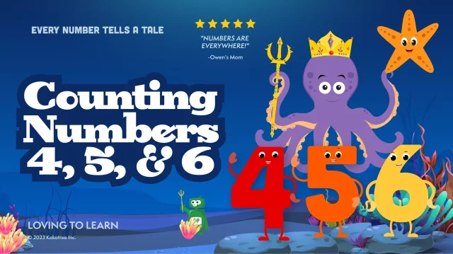 Counting Numbers 4, 5, & 6