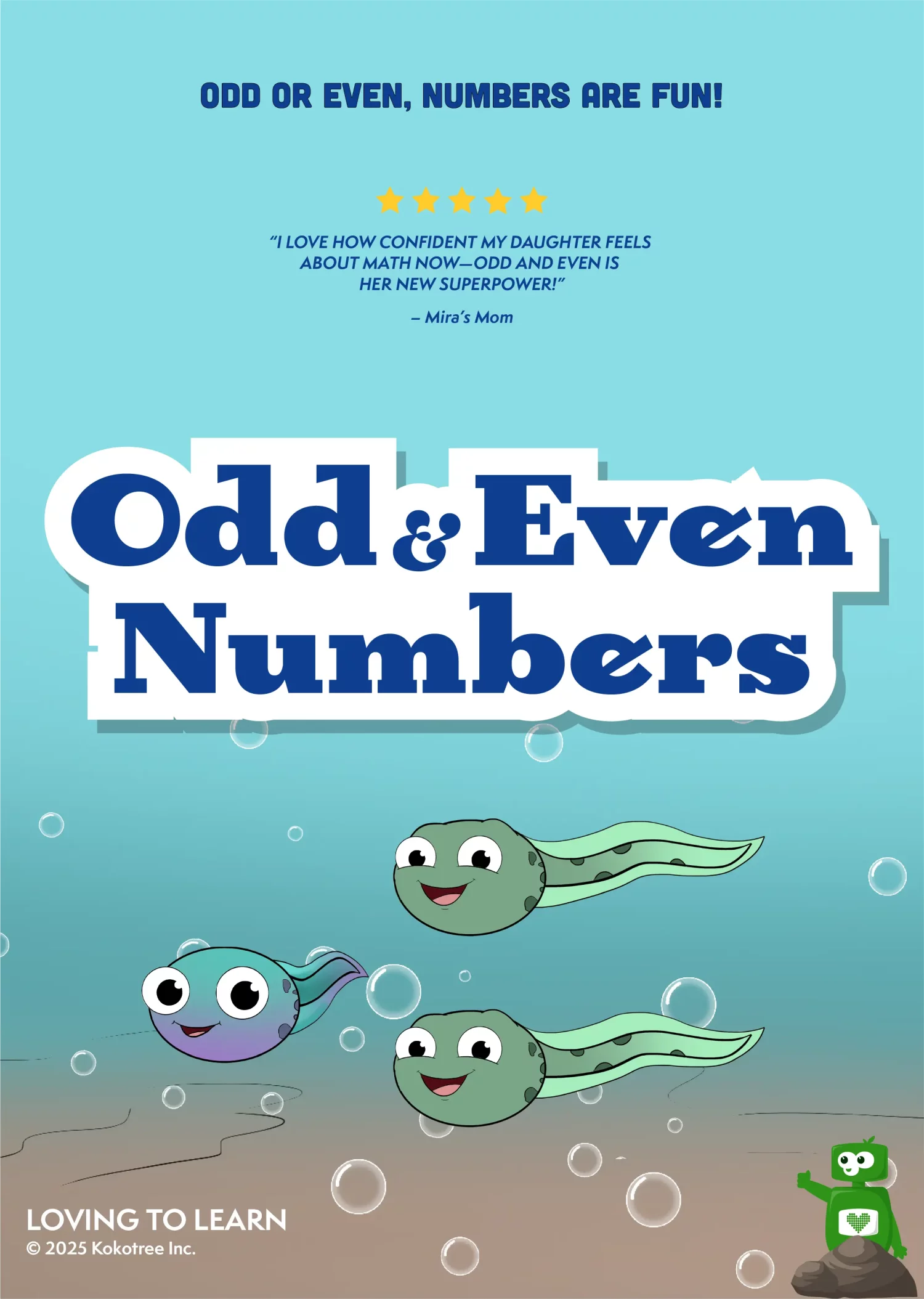 Odd & Even Numbers Preschool Learning Video