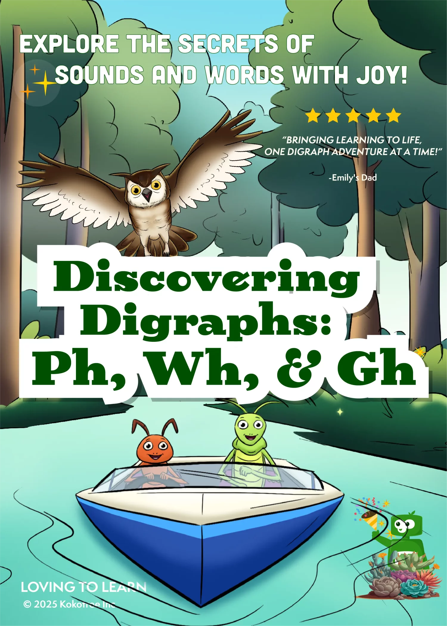 Discovering Digraphs: Ph, Wh, & Gh Preschool Learning Video