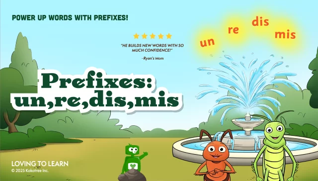 Prefixes - un, re, dis, mis