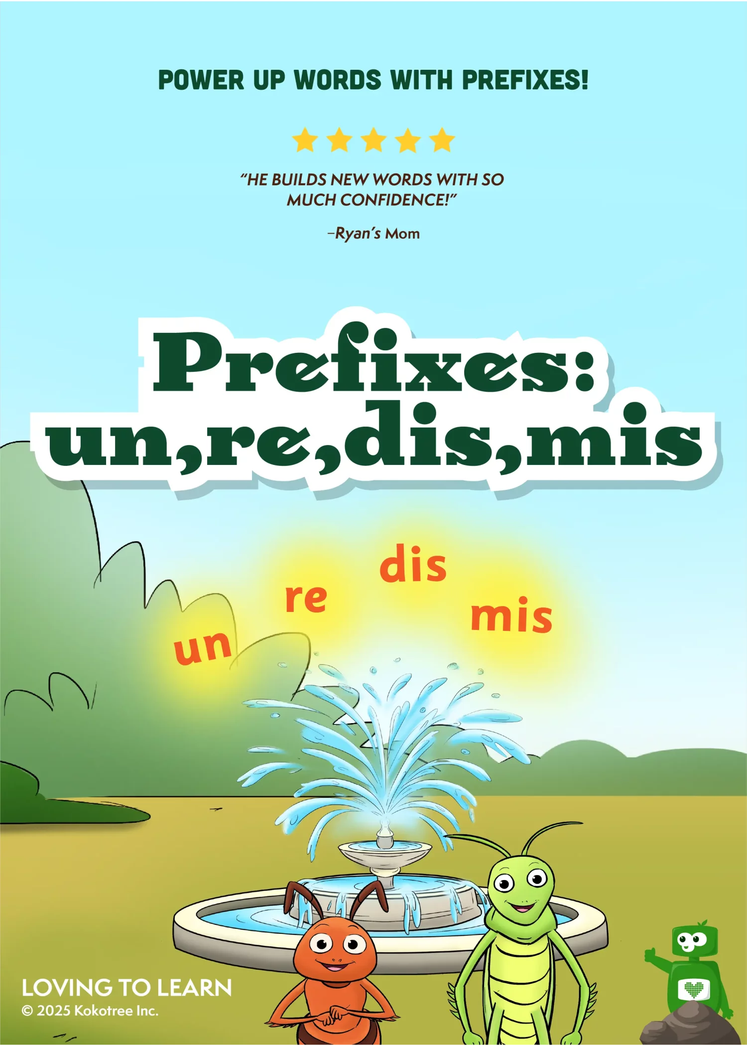 Prefixes - un, re, dis, mis Preschool Learning Video